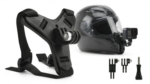 Motorcycle helmet chin - motorcycle, strap