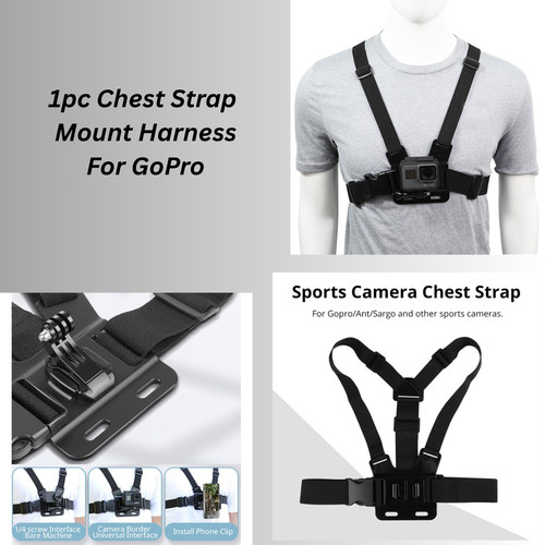 Chest mount harness for gopro - harness,