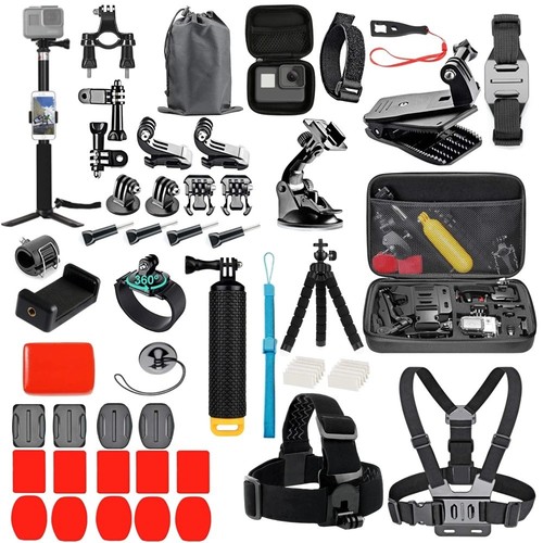 Action camera accessories - accessories, kit