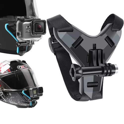 Motorcycle helmet chin strap - helmet,