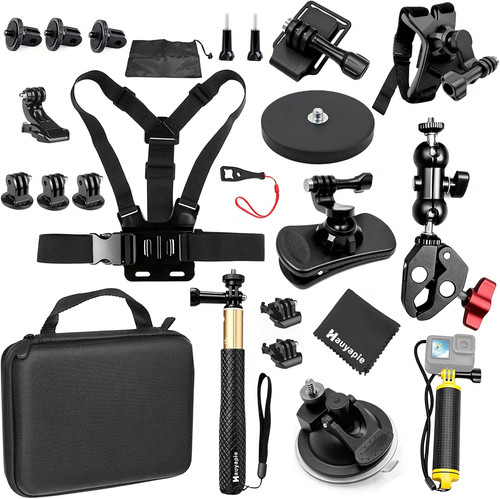 Action camera accessories kit - camera,