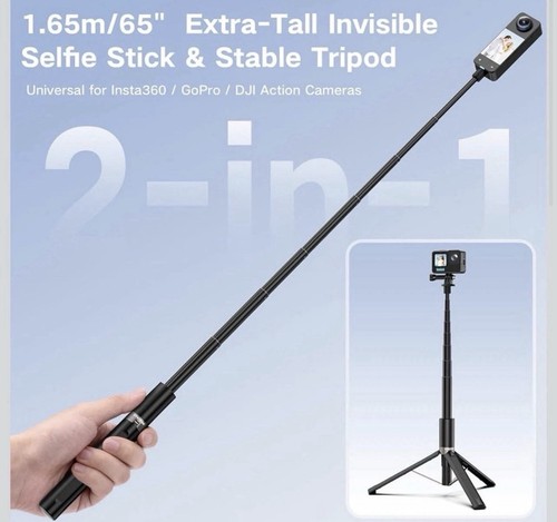 Invisible tripod long selfie - invisible,