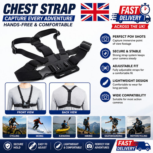 Chest strap for gopro - strap, hero
