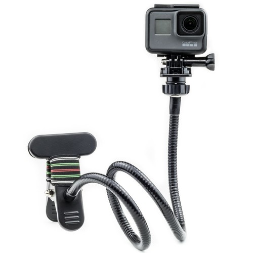 Flexible clamp mount - for, gopro